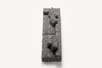 NOMAD - 3 Seat with open end - Right - Chenille Jacquard Zebra Black White