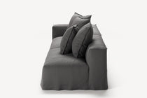 NOMAD - 3 Seat with open end - Right - Brushed Cotton Dark Gray