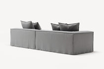 NOMAD - 3 Seat with open end - Right - Brushed Cotton Light Gray