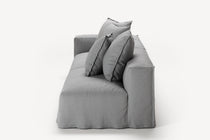 NOMAD - 3 Seat with open end - Right - Brushed Cotton Light Gray