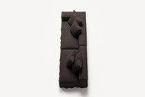 NOMAD - 3 Seat with open end - Right - Pure Linen Truffle Brown