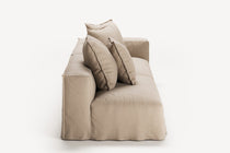NOMAD - 3 Seat with open end - Left - Brushed Cotton Sandy Beige