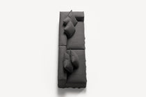 NOMAD - 3 Seat with open end - Left - Brushed Cotton Dark Gray