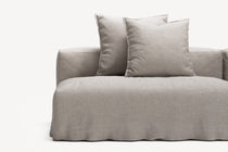 NOMAD - 3 Seat with open end - Left - Textured Blend Beige