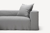 NOMAD - 4 Seat Corner - Left - Brushed Cotton Light Gray