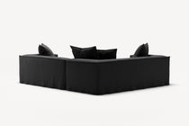 NOMAD - 4 Seat Corner - Left - Pure Linen Dark Charcoal