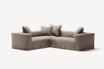 NOMAD - 4 Seat Corner - Left - Pure Linen Pale Gray