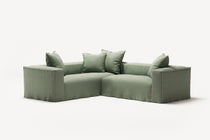 NOMAD - 4 Seat Corner - Left - Pure Linen Vivid Green