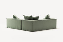 NOMAD - 4 Seat Corner - Left - Pure Linen Vivid Green