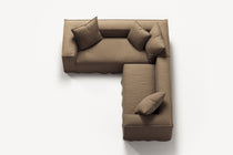 NOMAD - 4 Seat Corner - Left - Pure Linen Natural
