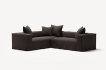 NOMAD - 4 Seat Corner - Left - Pure Linen Truffle Brown