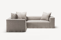 NOMAD - 4 Seat Corner - Left - Textured Blend Beige