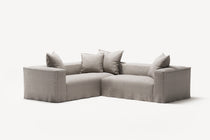 NOMAD - 4 Seat Corner - Left - Textured Blend Beige