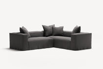 NOMAD - 4 Seat Corner - Right - Brushed Cotton Dark Gray