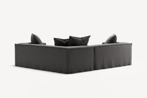 NOMAD - 4 Seat Corner - Right - Brushed Cotton Dark Gray