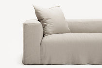 NOMAD - 4 Seat Corner - Right - Pure Linen Off-White