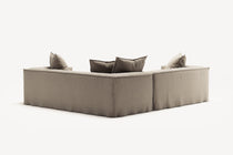 NOMAD - 4 Seat Corner - Right - Pure Linen Sandy Beige