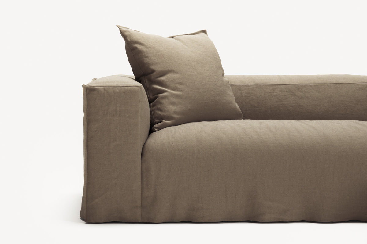 NOMAD - 4 Seat Corner - Right - Pure Linen Natural