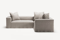 NOMAD - 4 Seat Corner - Right - Textured Blend Beige