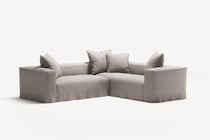 NOMAD - 4 Seat Corner - Right - Textured Blend Beige