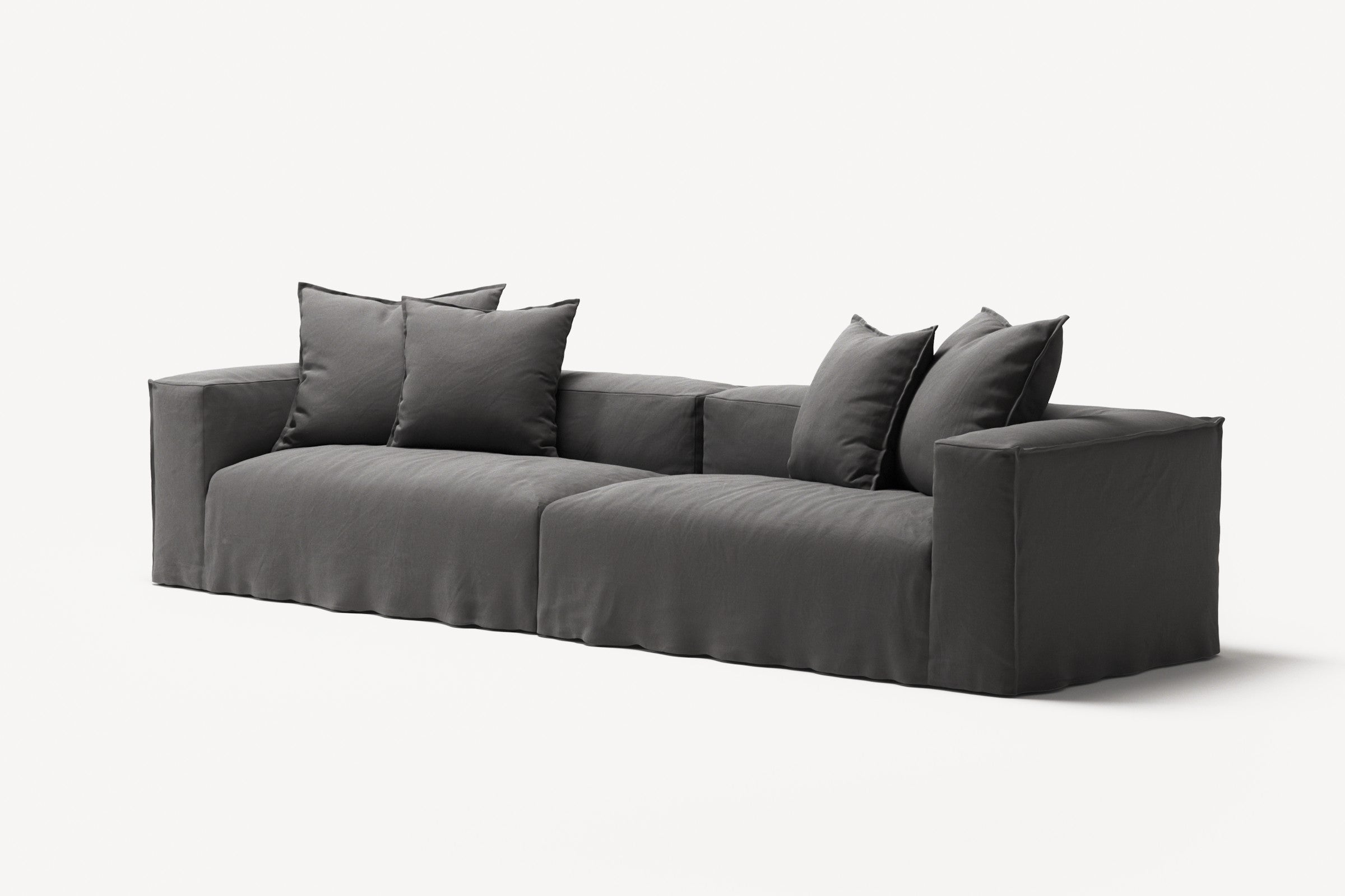 NOMAD - 4 Seat - Brushed Cotton Dark Gray