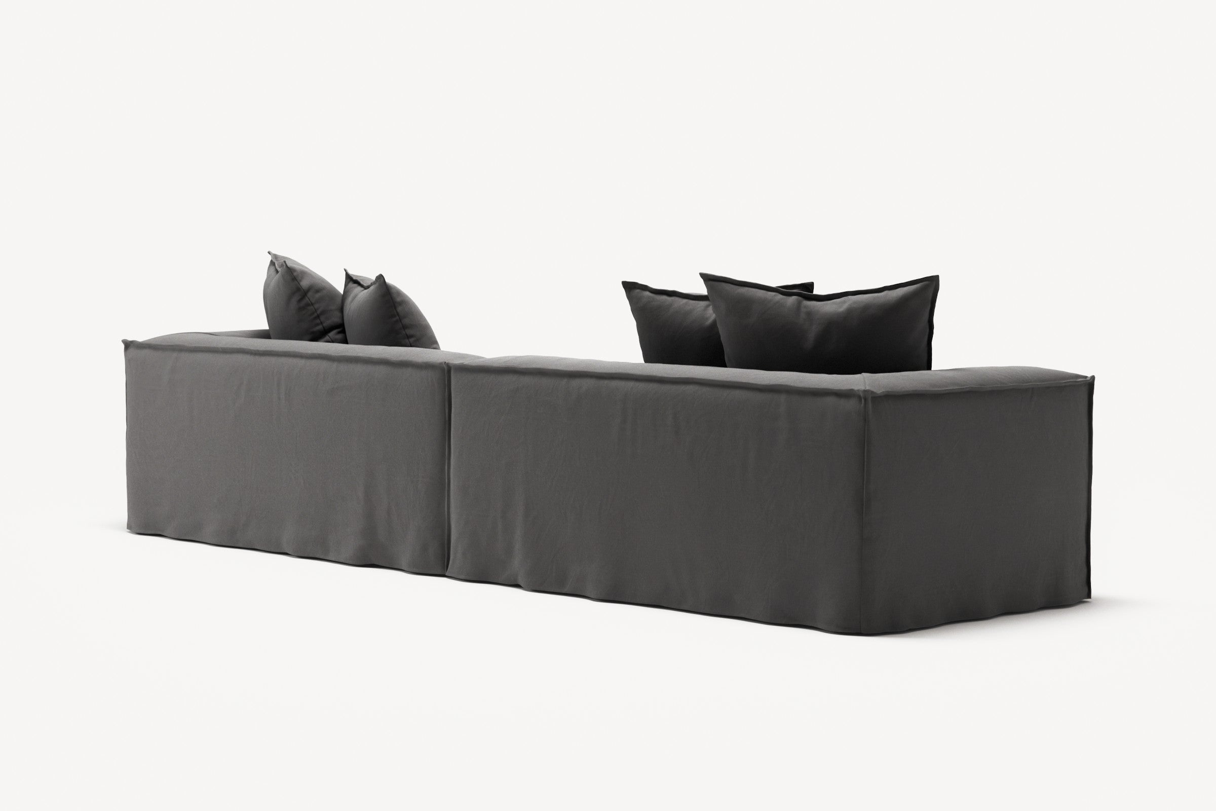 NOMAD - 4 Seat - Brushed Cotton Dark Gray