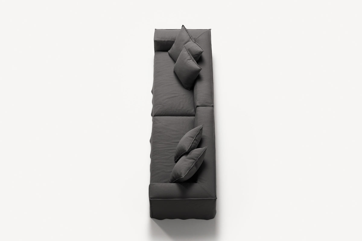 NOMAD - 4 Seat - Brushed Cotton Dark Gray