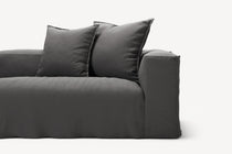 NOMAD - 4 Seat - Brushed Cotton Dark Gray