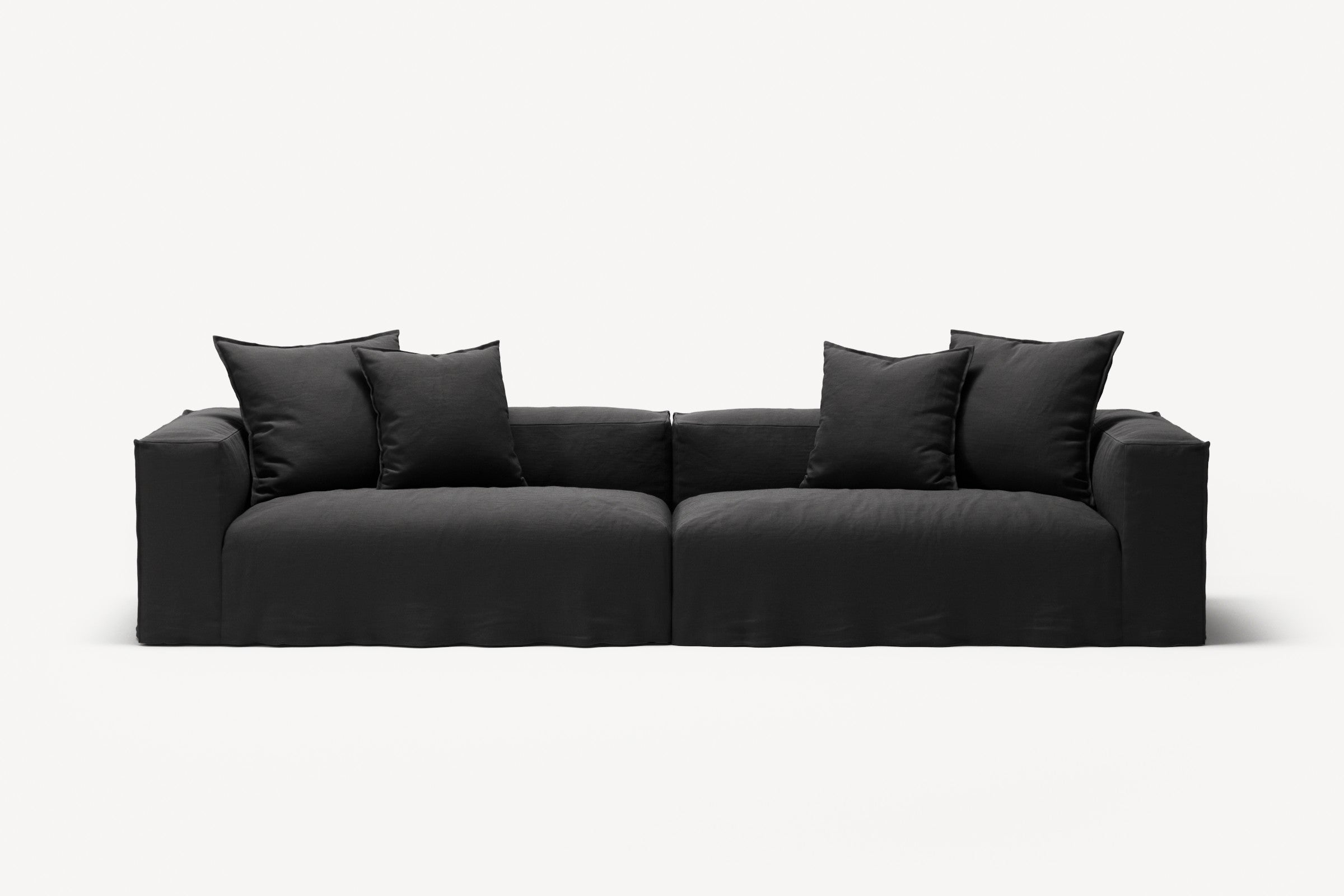 NOMAD - 4 Seat - Pure Linen Dark Charcoal