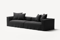 NOMAD - 4 Seat - Pure Linen Dark Charcoal