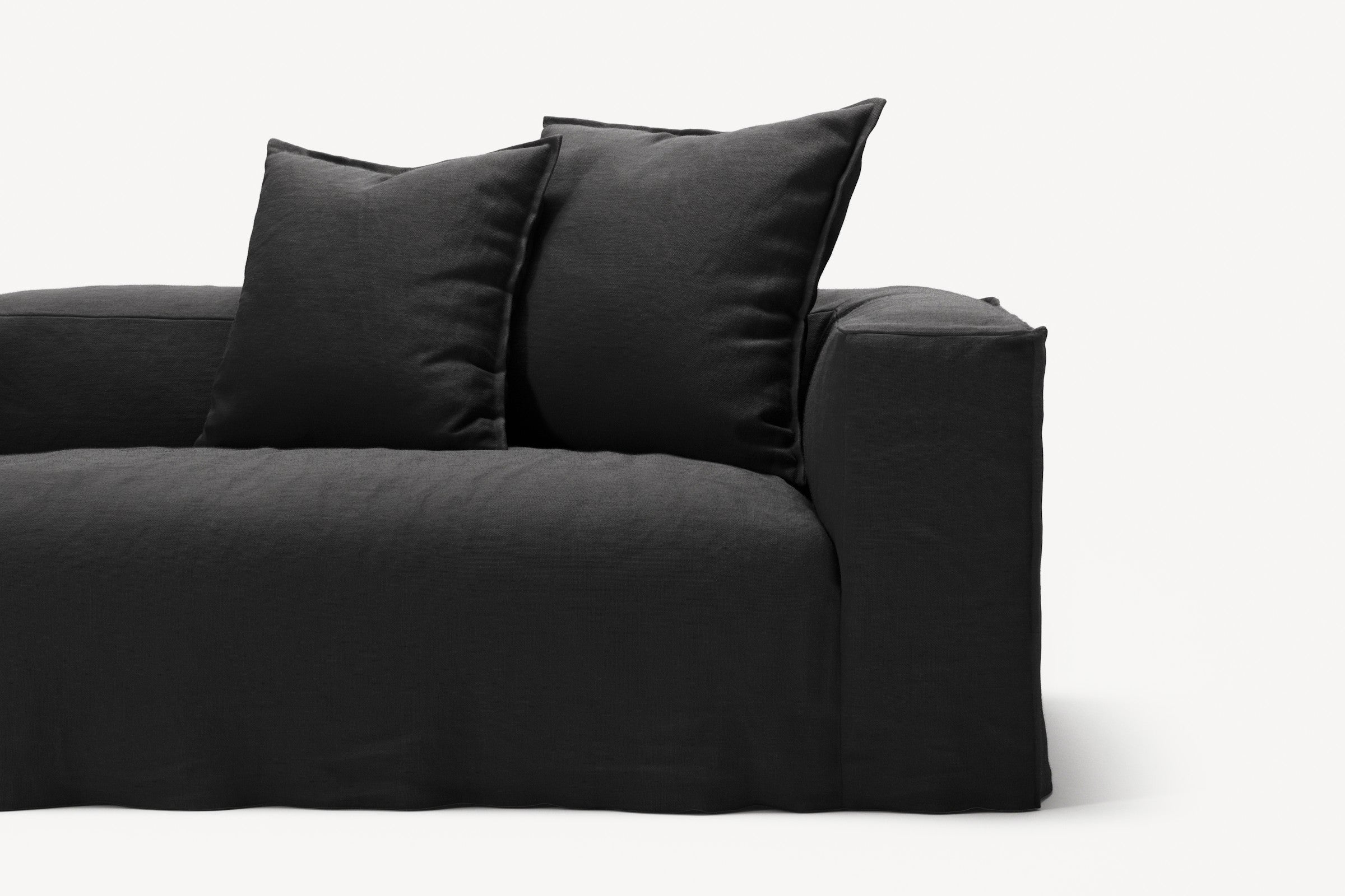 NOMAD - 4 Seat - Pure Linen Dark Charcoal