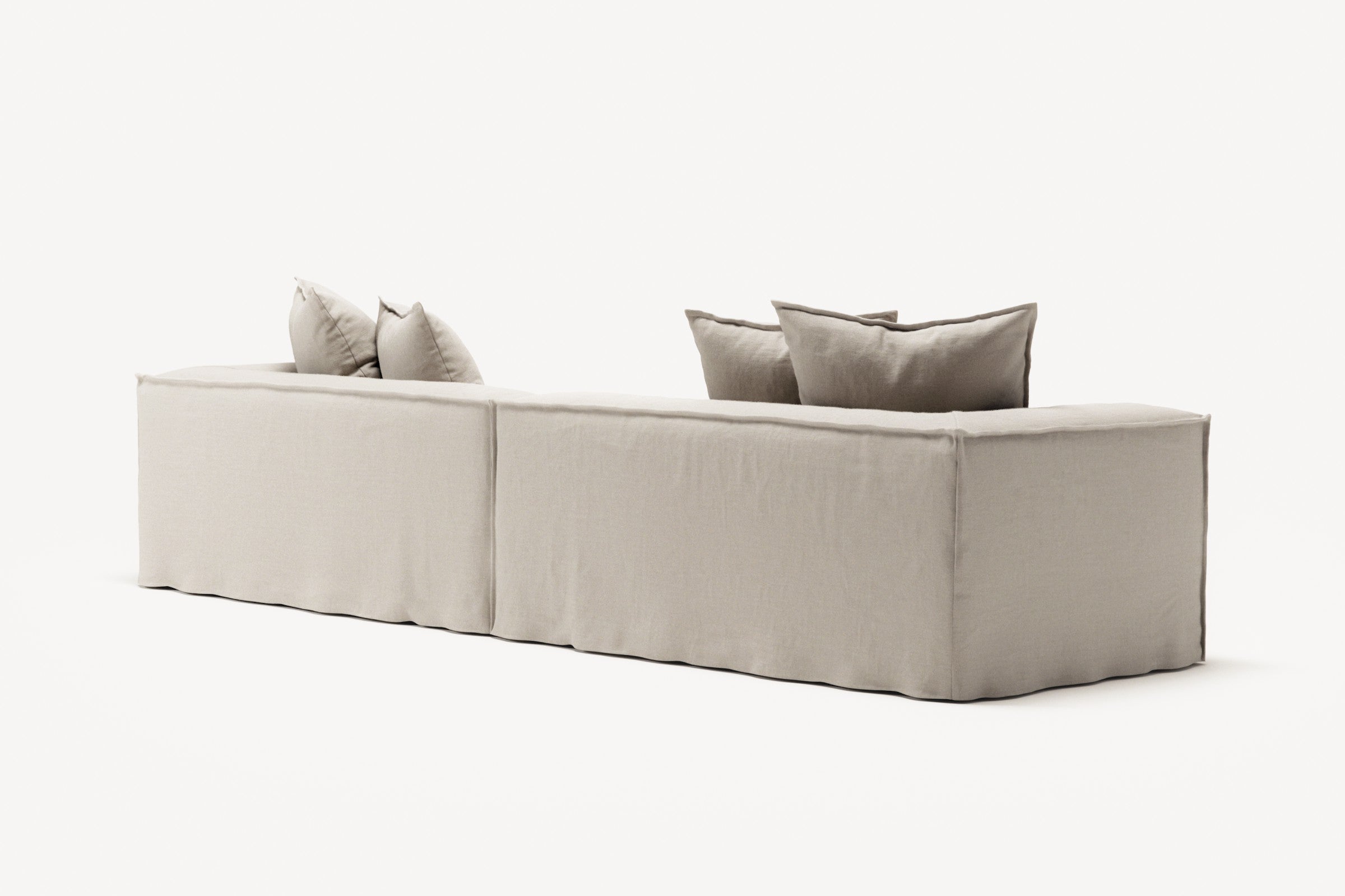 NOMAD - 4 Seat - Pure Linen Off-White