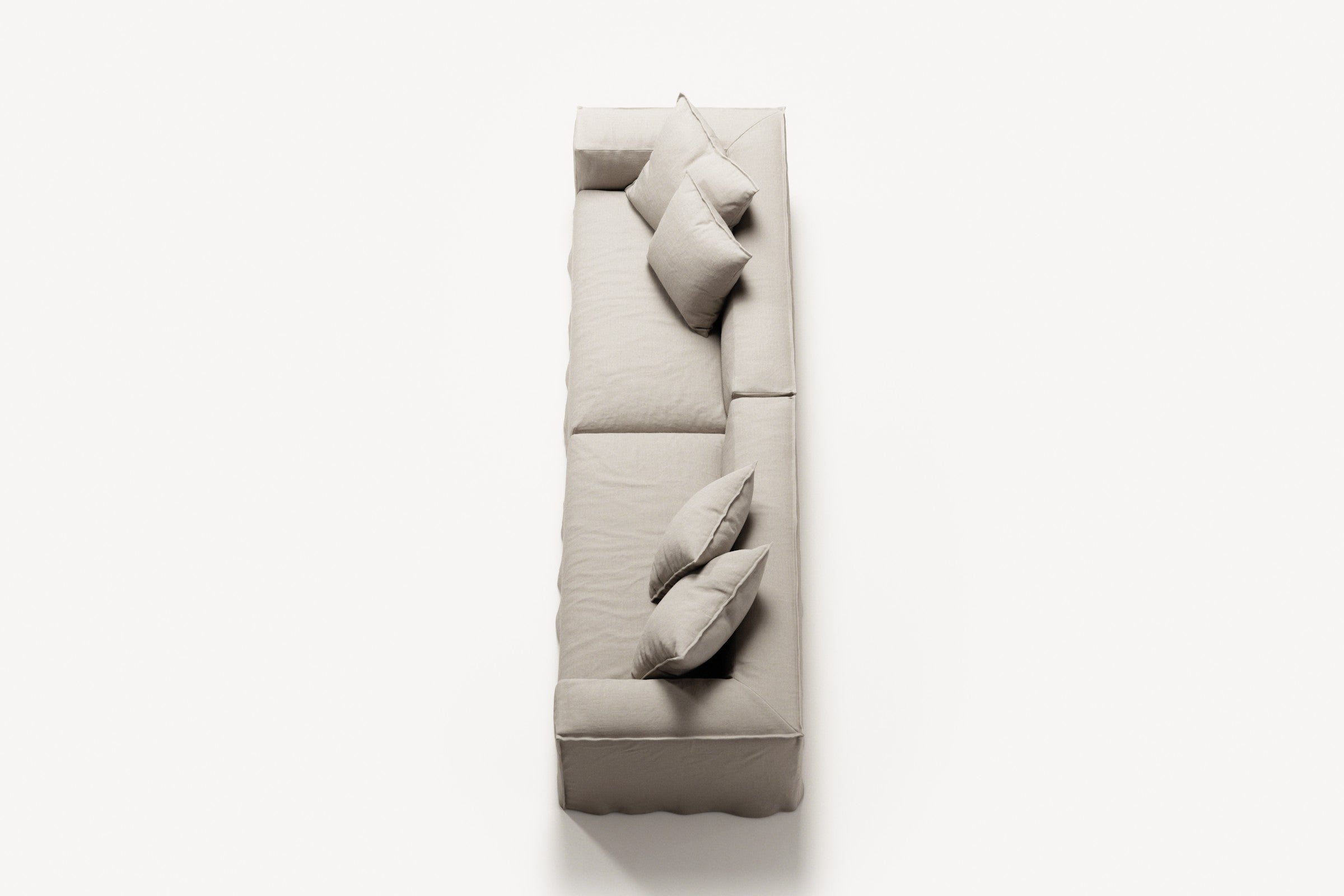 NOMAD - 4 Seat - Pure Linen Off-White