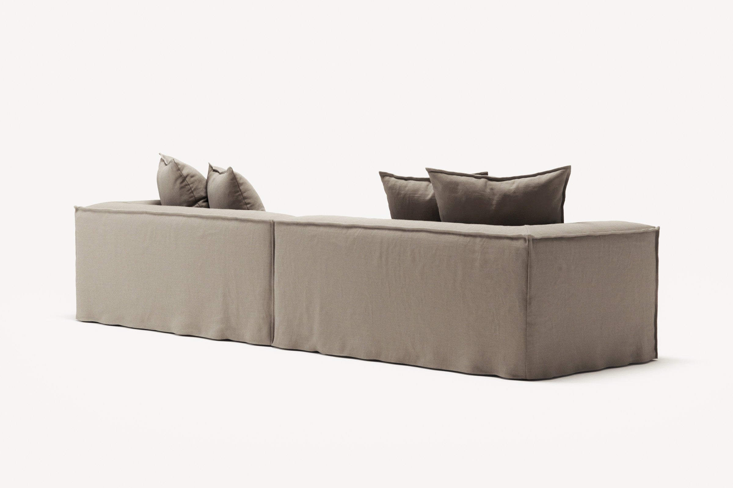 NOMAD - 4 Seat - Pure Linen Pale Gray