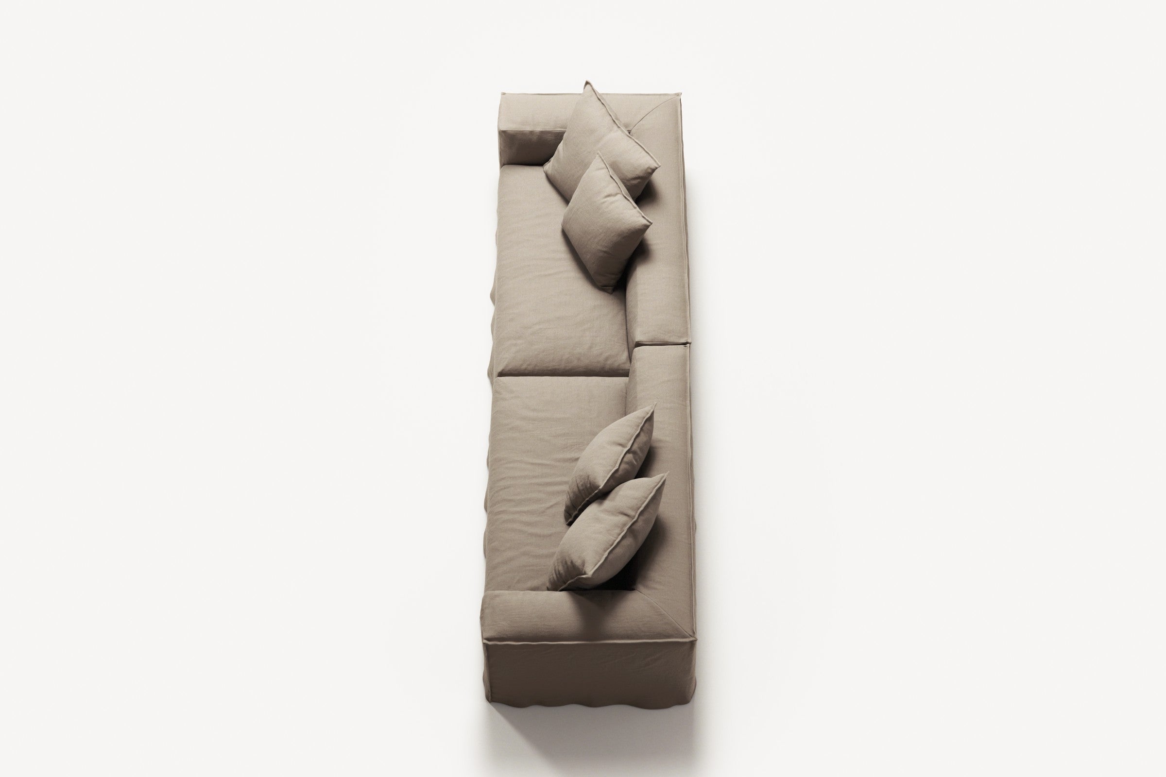 NOMAD - 4 Seat - Pure Linen Pale Gray