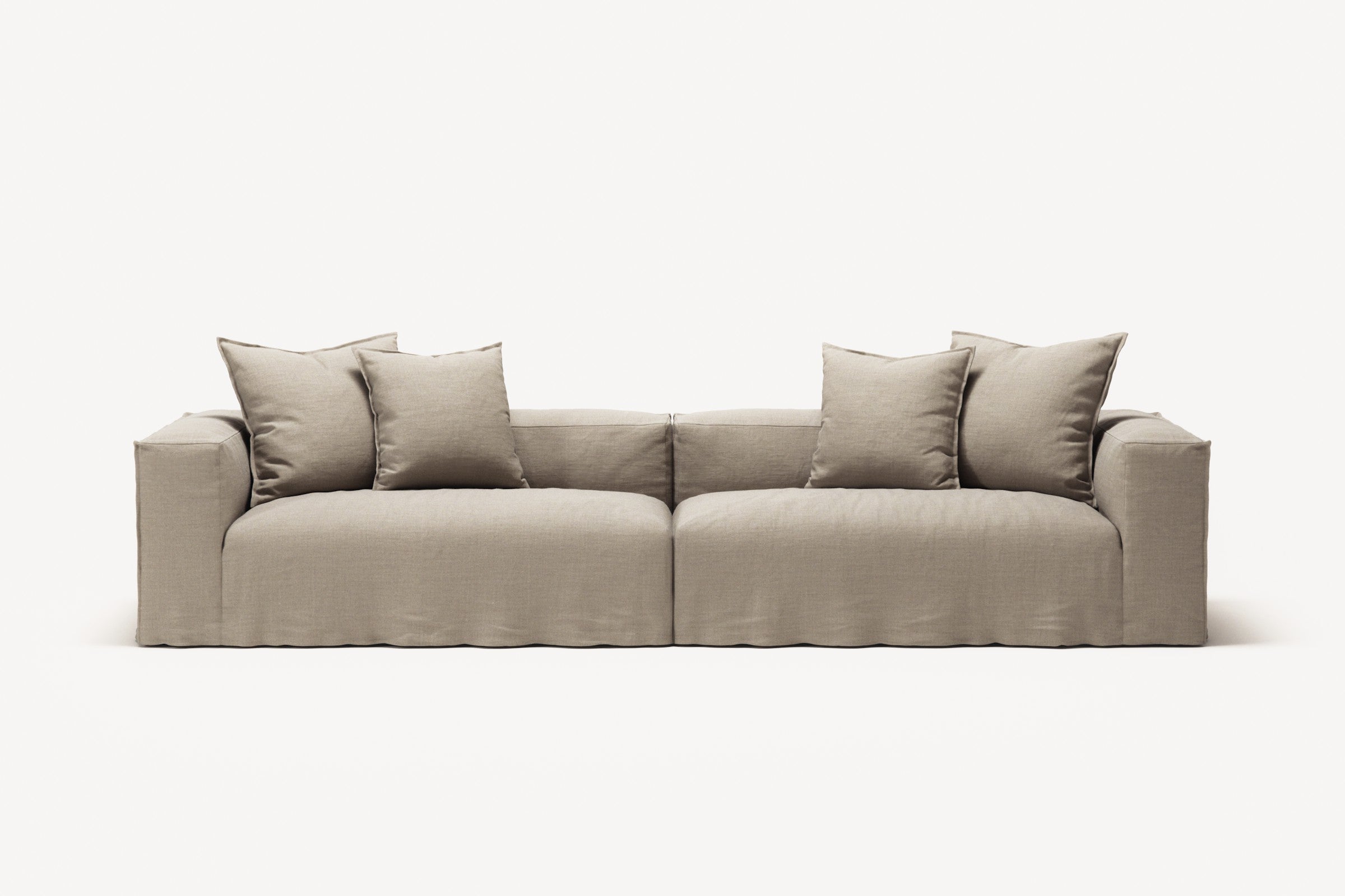 NOMAD - 4 Seat - Pure Linen Sandy Beige
