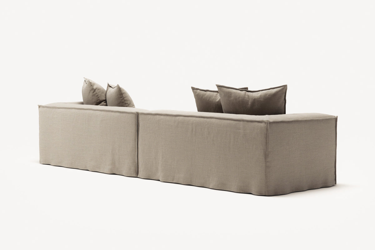NOMAD - 4 Seat - Pure Linen Sandy Beige
