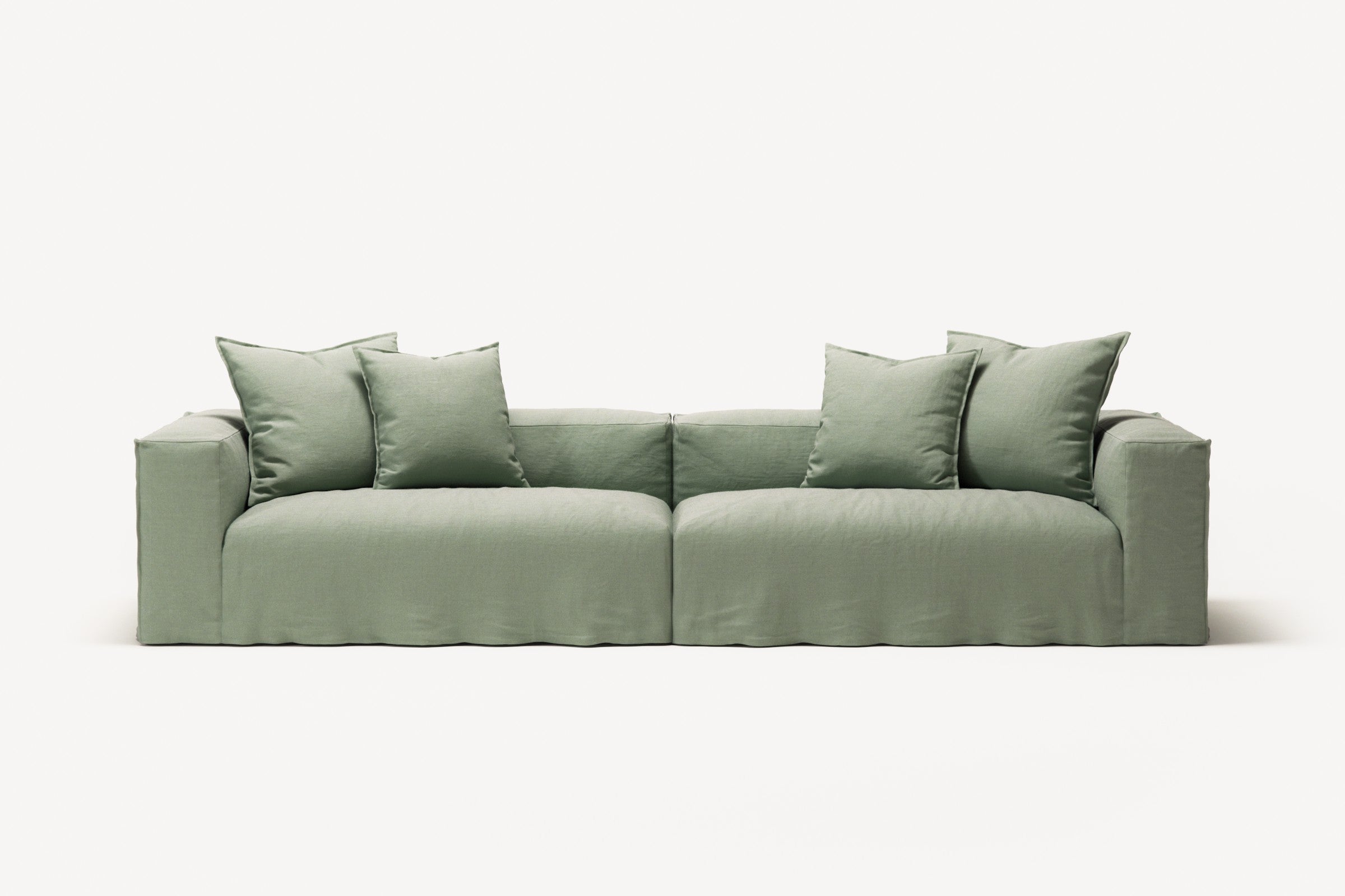 NOMAD - 4 Seat - Pure Linen Vivid Green