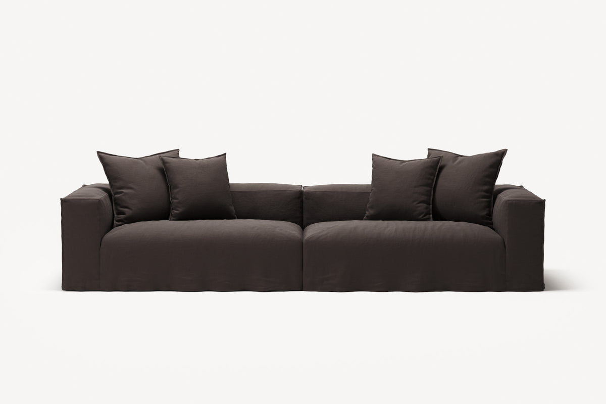 NOMAD - 4 Seat - Pure Linen Truffle Brown