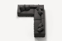 NOMAD - 5 Seat Corner - Left - Brushed Cotton Dark Gray