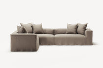 NOMAD - 5 Seat Corner - Left - Pure Linen Pale Gray