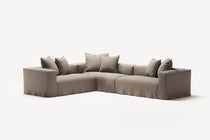 NOMAD - 5 Seat Corner - Left - Pure Linen Pale Gray