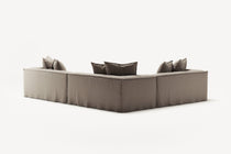 NOMAD - 5 Seat Corner - Left - Pure Linen Pale Gray