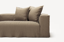 NOMAD - 5 Seat Corner - Left - Pure Linen Natural