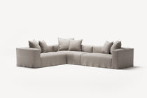 NOMAD - 5 Seat Corner - Left - Textured Blend Beige