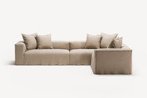 NOMAD - 5 Seat Corner - Right - Brushed Cotton Sandy Beige