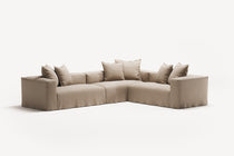 NOMAD - 5 Seat Corner - Right - Brushed Cotton Sandy Beige