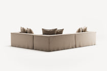 NOMAD - 5 Seat Corner - Right - Brushed Cotton Sandy Beige