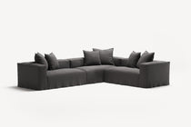NOMAD - 5 Seat Corner - Right - Brushed Cotton Dark Gray