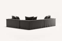 NOMAD - 5 Seat Corner - Right - Brushed Cotton Dark Gray